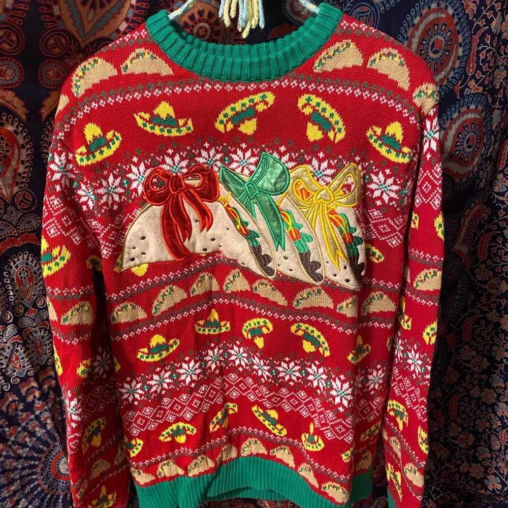 Taco ugly Christmas sweater